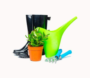 Garden Tools isolated on White